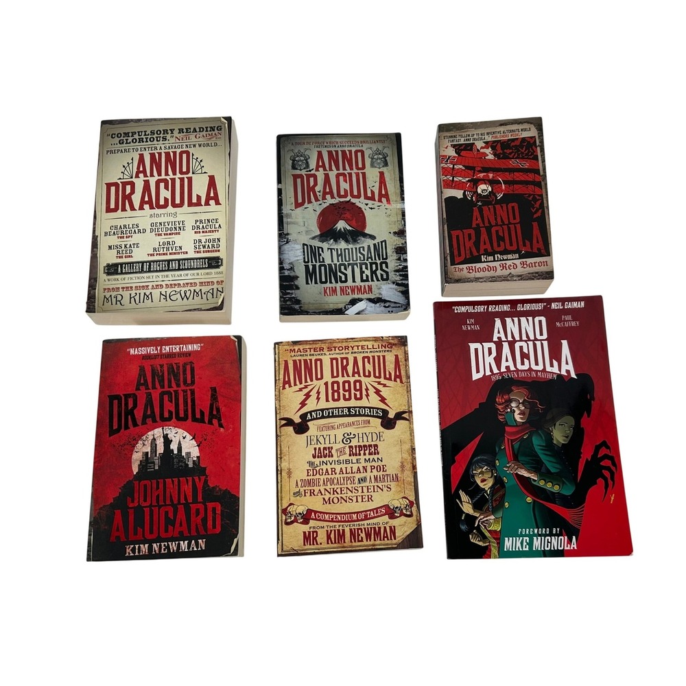 Kim Newman Anno Dracula Book Set 6 Titles Bloody Red Baron Johnny Alucard 1895